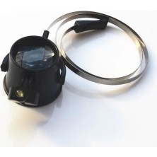 Lokiboo -Saat.ve Elektronik Onarım Için Göze Kelepçeli Takılan Büyüteç 15X ( Lisinya )