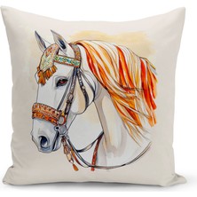 Bertille Home Ramazan Serisi Çift Tarafı Dijital Baskılı Kırlent Kılıfı (Ramadan Cushion Cover)