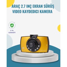 TeknoBaran Araç Içi Hd Dvr Kamera G Sensor ve Hareket Algılama Özellikli