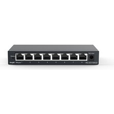 Ruijie-Reyee RG-ES108GD 8 Port 10-100-1000 Mbps Gbit Switch Çelik Kasa