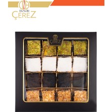 On Altı Gözlü Kutu Baklava Lokum (350 Gram)