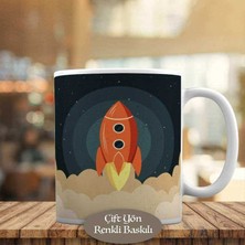 Asilmeydan Uzaya Kalkış Yapan Roket Kupa Bardak Hediyelik-2147916635.