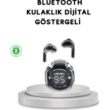 Zenvia Bluetooth 5.3 Kablosuz Kulaklık Hifi Stereo ve Ekstra Bass Dijital Ekranlı ZNV2025