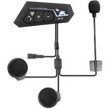 AriaTech BT22 Kask Kulaklık Bluetooth Motosiklet Kulaklık 5.0 Bluetooth Interkom Motorsiklet Kulaklık - Lisinya