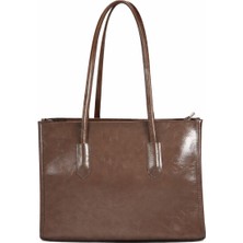 Tandi Bags Gisse Omuz Çantası Kırışık Kahverengi
