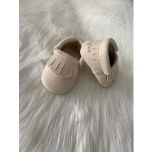 Betülün Diktikleri Bebek Makosen Isimli Suni Deri Esnek Lastikli Tabanlı Şık Tasarım