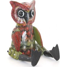 Flamex Ahşap Sallanan Baykuş