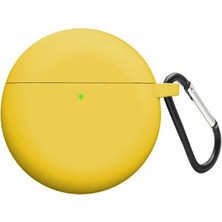 Guleron Huawei Freebuds 4 Uyumlu Kılıf Mat Silikon + Askılık