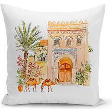 Bertille Home Ramazan Serisi Çift Tarafı Dijital Baskılı Kırlent Kılıfı (Ramadan Cushion Cover)