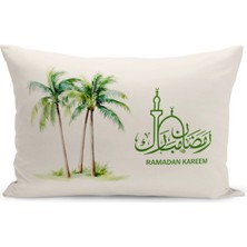 Bertille Home Ramazan Serisi Çift Tarafı Dijital Baskılı Kırlent Kılıfı (Ramadan Cushion Cover)
