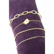 LTG Nova 4 Adet Damla Zincir Bileklik