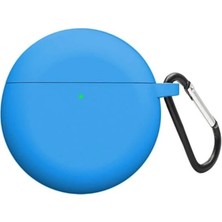 Guleron Huawei Freebuds 4 Uyumlu Kılıf Mat Silikon + Askılık