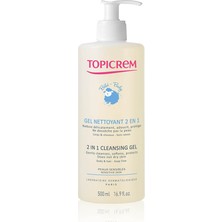 Topicrem 2 in 1 Cleansing Gel 500 ml