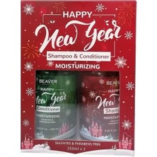 Beaver Happy New Year Saç Bakım Seti Şampuan 250 ml + Saç Kremi 250 ml