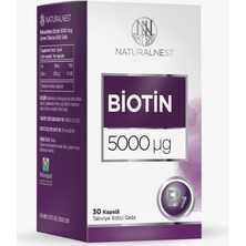 Naturalnest Biotin 5 mg 30 Kapsül