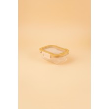 Bambum Moira - Cam Kapaklı Kilitli Cam Saklama Kabı 370 ml