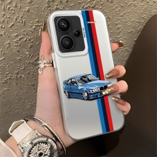 HONTINGA Xiaomi Redmi Note 13 Pro Plus 5g ile Uyumlu Kılıfı Silikon Kenar Sert Arka Düşüme Önleyici Basitlik Anti Düşme Kamera Korumali Bmw Desen Telefon Kılıfı K1-0590