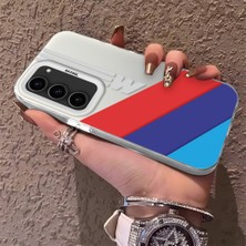 HONTINGA Samsung Galaxy S23 ile Uyumlu Kılıfı Silikon Kenar Sert Arka Düşüme Önleyici Basitlik Anti Düşme Kamera Korumali Bmw Desen Telefon Kılıfı K1-0591