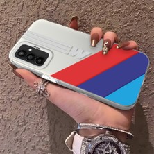 HONTINGA Samsung Galaxy M23 ile Uyumlu Kılıfı Silikon Kenar Sert Arka Düşüme Önleyici Basitlik Anti Düşme Kamera Korumali Bmw Desen Telefon Kılıfı K1-0591