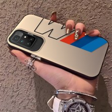 HONTINGA Xiaomi Redmi 10 2022 ile Uyumlu Kılıfı Silikon Kenar Sert Arka Düşüme Önleyici Basitlik Anti Düşme Kamera Korumali Bmw Desen Telefon Kılıfı K1-0591