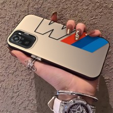 HONTINGA Xiaomi Redmi Note 10 4g ile Uyumlu Kılıfı Silikon Kenar Sert Arka Düşüme Önleyici Basitlik Anti Düşme Kamera Korumali Bmw Desen Telefon Kılıfı K1-0591