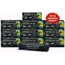Ero Print CRG-051 / Canon i-Sensys LBP-162dw Muadil Toner  - 10'lu Avantaj Paket
