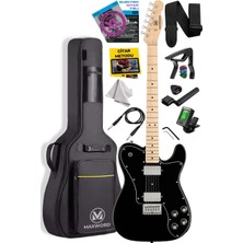 Braventa Collection Maxword TLX-60BK Telecaster Maple Klavye Hh Profesyonel Elektro Gitar