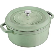 Braventa Collection Staub Döküm Tencere, 28 cm Adaçayı