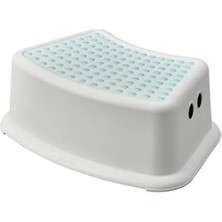 Braventa Collection Försıktıg Çocuk Basamağı, Beyaz-Turkuaz, 37X13 cm