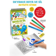 Bigkids Yayınları Okyanus - Boya ve Sil Aktivite Kitabı / 3 Yaş +