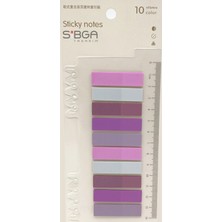 Sibga Tasarım Şeffaf Renkli Postit Post-It Post It. Kitap Ayracı Ayraç Plastik Postit Sticker Not Kağıdı