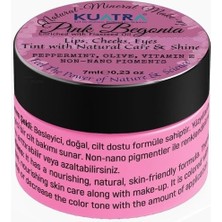 Braventa Collection Kuatra Pink Begonia Doğal Içerikli Nemlendirici - Antioksidan Işıltı Veren Balm (Ruj - Allık - Göz F