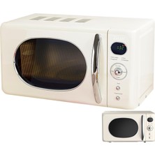 Braventa Collection ZLN1245 Retro Mikrodalga Fırın | 700W Güç | 20L | 6 Kademeli | Buz Çözme | Otomatik Pişirme