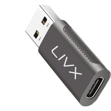 Braventa Collection Livx Type C To USB 3.0 Çevirici Dönüştürücü Otg Adaptör Lva-Otgcf