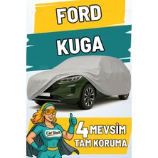 Car Shell Ford Kuga Uyumlu Araba Brandası Su ve Güneş Geçirmez Çizilmez Miflonlu Örtü Oto Örtü