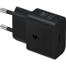 Braventa Collection Hızlı Şebeke Şarj Cihazı 25W USB C Kablosuz, Siyah