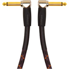 Braventa Collection Roland Altın Serisi Enstrüman Kablosu, Açılı/açılı 1/4-Inç Jack, 1-Ayak