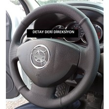 İskender Oto Aksesuar Direksiyon Kılıfı Dacia Lodgy 2014 Sport Siyah Dikişli Detay deri direksiyon