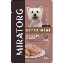 Braventa Collection Miratorg Adult Mini Gravy Tavuk Etli Küçük Irk Köpek Yaş Maması 85 gr x 24 Adet