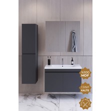 Teta Home Tokyo 80 cm MDF Banyo Dolabı Seti + Boy Dolabı