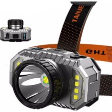 Değirmen Grup PS-010 800 Lümen Şarj Göstergeli Cob LED Usb'li Şarjlı Kafa Lambası - Lisinya