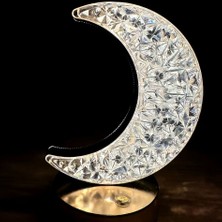 Parti Sürprizi Kristal Hilal Ay LED Lamba Dekor Süs 1 Adet