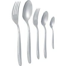 Braventa Collection Lizbon Sade 12 Kişilik 60 Parça Çatal Kaşık Takımı