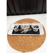 Braventa Collection Sunum Tepsisi ve Lokumluk Seti Kelebek