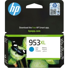 Braventa Collection Hp 953XL Mavi Yüksek Kapasiteli Mürekkep Kartuş 1.450 Sayfa (F6U16A)