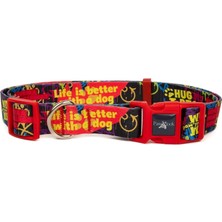 Braventa Collection Pawlook Köpek Boyun Tasması – Geri Dönüştürülmüş, Ayarlanabilir, Emniyet Tokalı – Küçük ve Büyük Irk