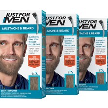 Braventa Collection Men Bıyık ve Sakal, Gri Saçlar Için Sakal Boyama Fırça Dahil - Renk: , M-25 1 Sayı (3'lü Paket)