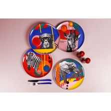 Braventa Collection Wild Life Karma Servis Takımı