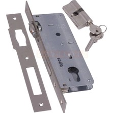 Kale 154 40 mm Geniş Makaralı Silindirli Kilit Nikel Barel ve 3 Anahtarlı