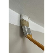 Kestirme Boyama Fırçası Plastik Saplı No 2 Numara Tavan Boya Açılı Kıl Fırça Iç Dış Cephe